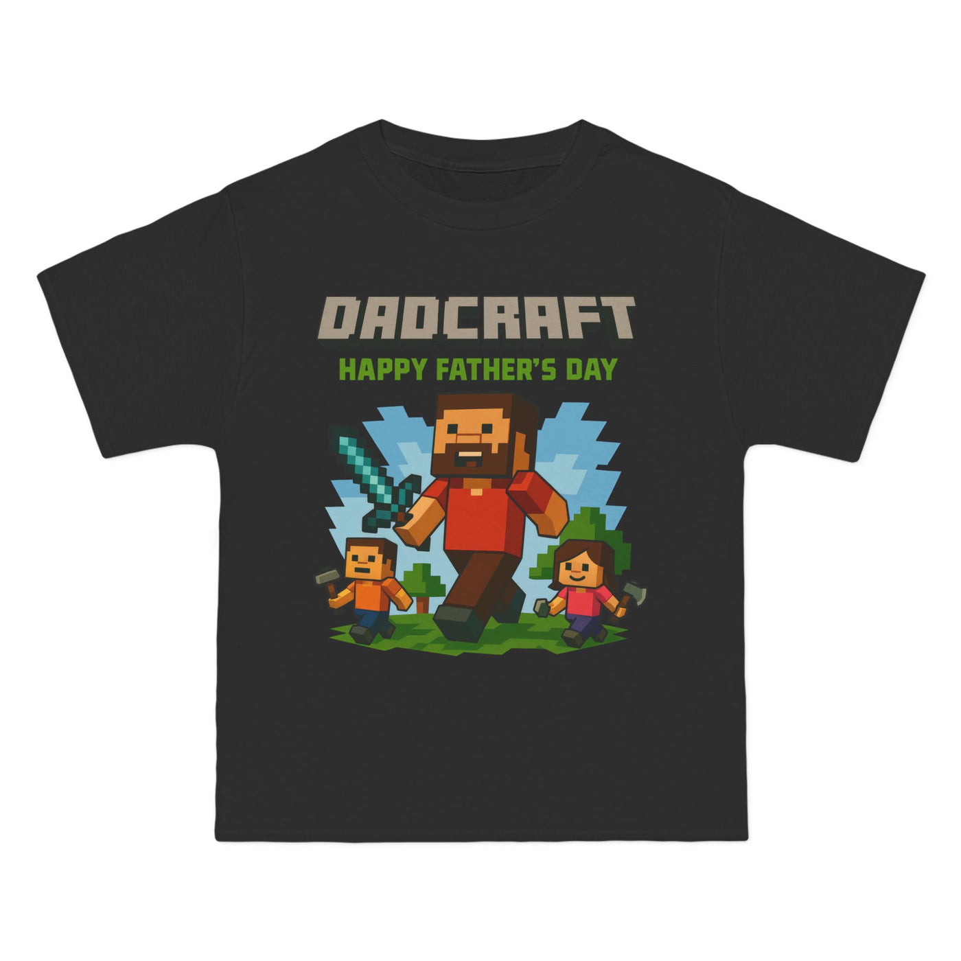 T-Shirt: DADCRAFT - Customizable Minecraft Inspired T-Shirt