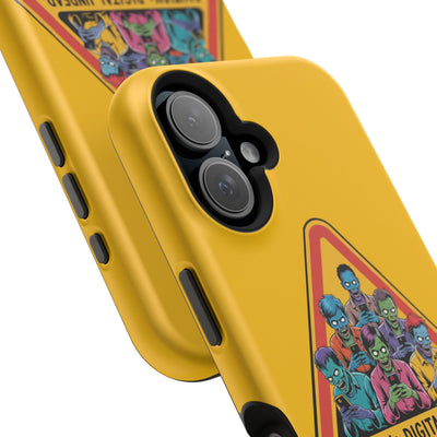 Phone Case: Zombie-Themed Tough Case for iPhone, Caution Digital Undead Phone Cover, Phone Accessory for Halloween, Unique Gift Idea, Trendy Phone [...]