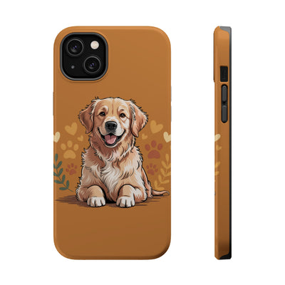 Dog Lover Magnetic Phone Case, Cute Pet Cases for iPhone, Dog-themed Phone Covers, Golden Retriever Case, Gifts for Dog Owners