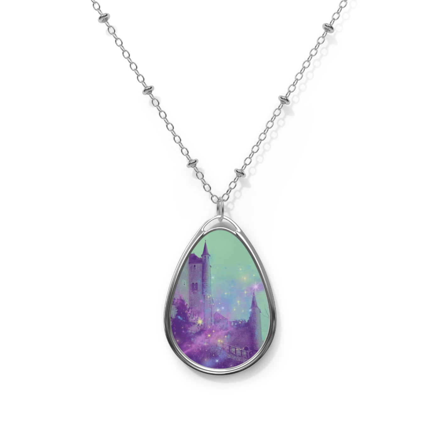 Necklace: Mystical Castle | Shimmery