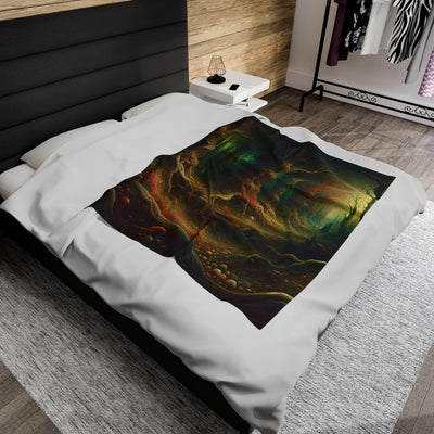 Velveteen Plush Blanket - Dark Forest Wicked Witch Collection