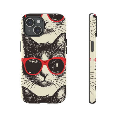 Phone Case: Sassy Cat Phone Case, Cute Cat Lovers Gift, Pet Lover Accessory, Fun Cat Phone Cover, Stylish Gadget Protection