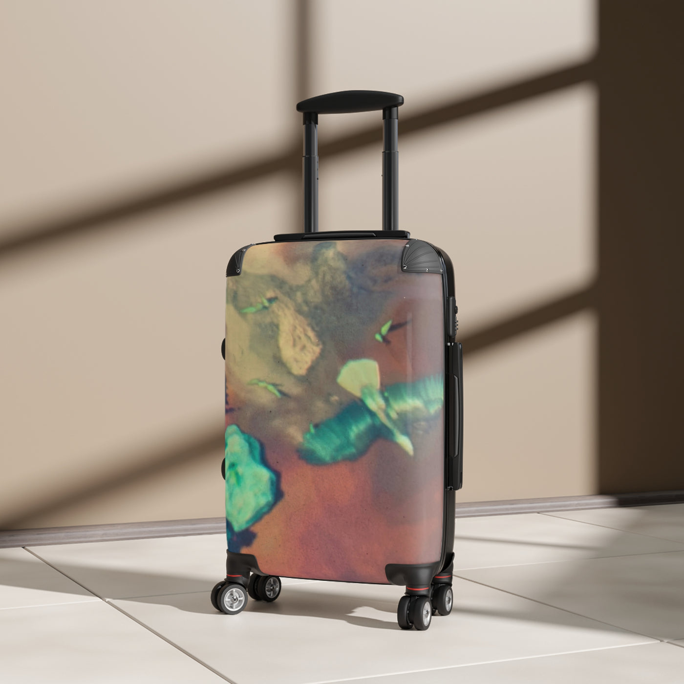 Whimsical Travel Suitcase - Unique Carry-On Luggage for Adventurers, Personalized Vacation Gear, Perfect Travel Gift, Art-Inspired Design