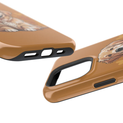 Dog Lover Magnetic Phone Case, Cute Pet Cases for iPhone, Dog-themed Phone Covers, Golden Retriever Case, Gifts for Dog Owners