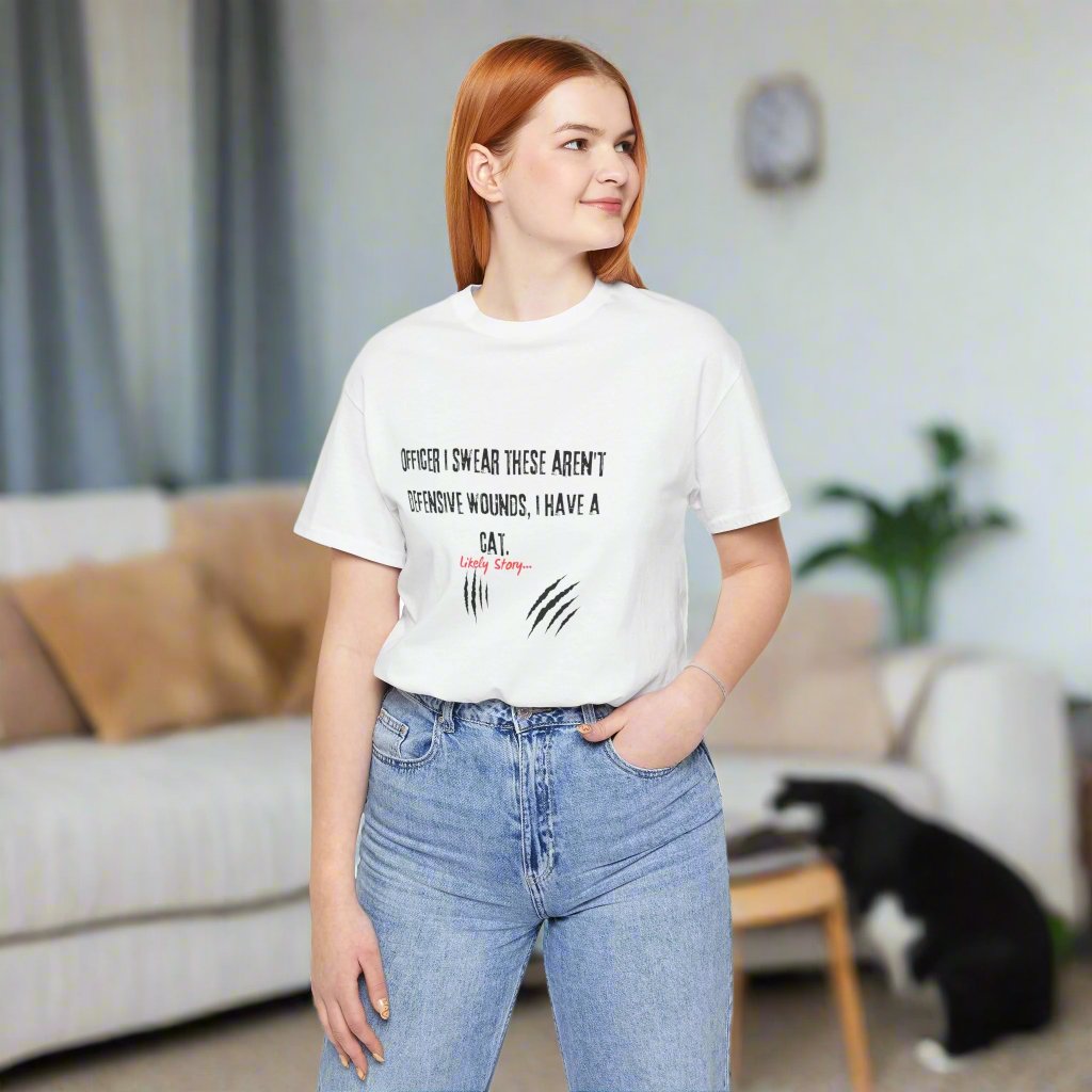 T-shirt: True Crime Joke | Cat Scratches
