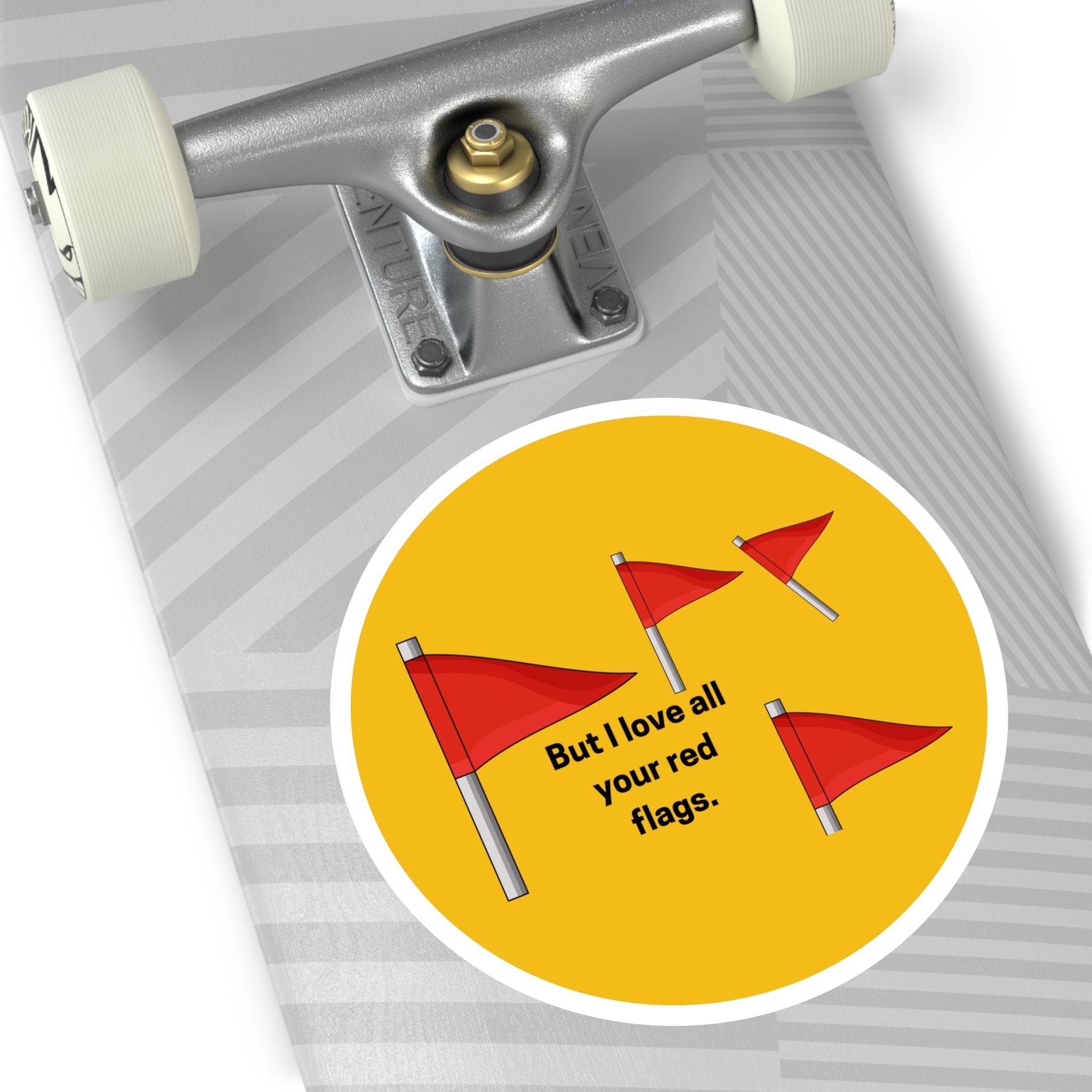 Sticker: Red Flags | Outdoor