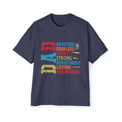 Dad Appreciation Heavy Oversized Tee, Gifts for Father's Day, Funny Dad Shirt, Casual Wear, Birthday Gift for Dad
