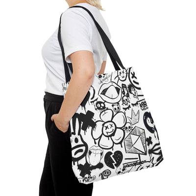 Tote Bag: Graffiti Retort | Inky Funk Design
