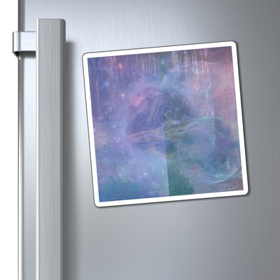 Magnet: Mystical Forest Landscape with magical Orb | Dreamy