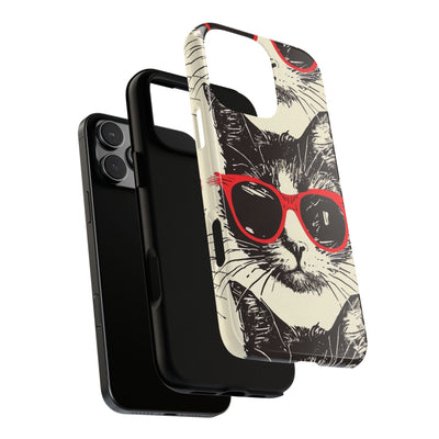 Phone Case: Sassy Cat Phone Case, Cute Cat Lovers Gift, Pet Lover Accessory, Fun Cat Phone Cover, Stylish Gadget Protection
