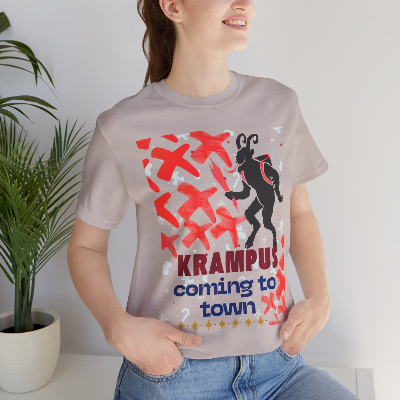 Krampus T-Shirt | Sinister Cheer | 100% Cotton, Unisex