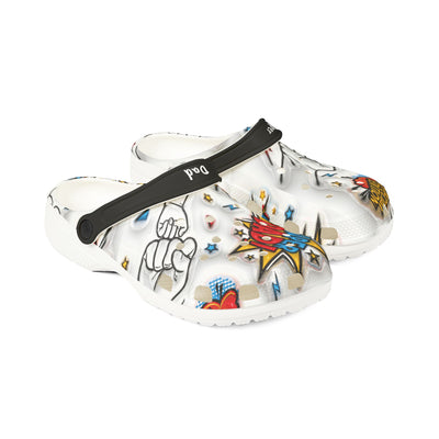 Shoes: Super Dad, Personalizable EVA Foam Shoes, Comfy Slippers