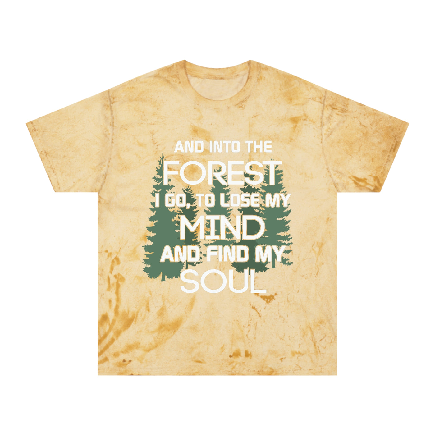 T-Shirt: High Chance of Forest Bathing | Men's Color Blast Style