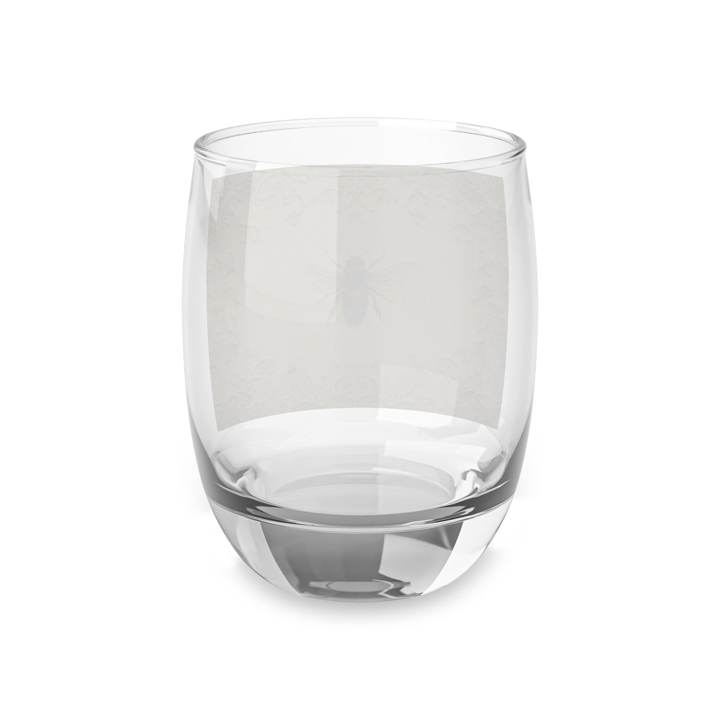 Whiskey Glass: Bee Design