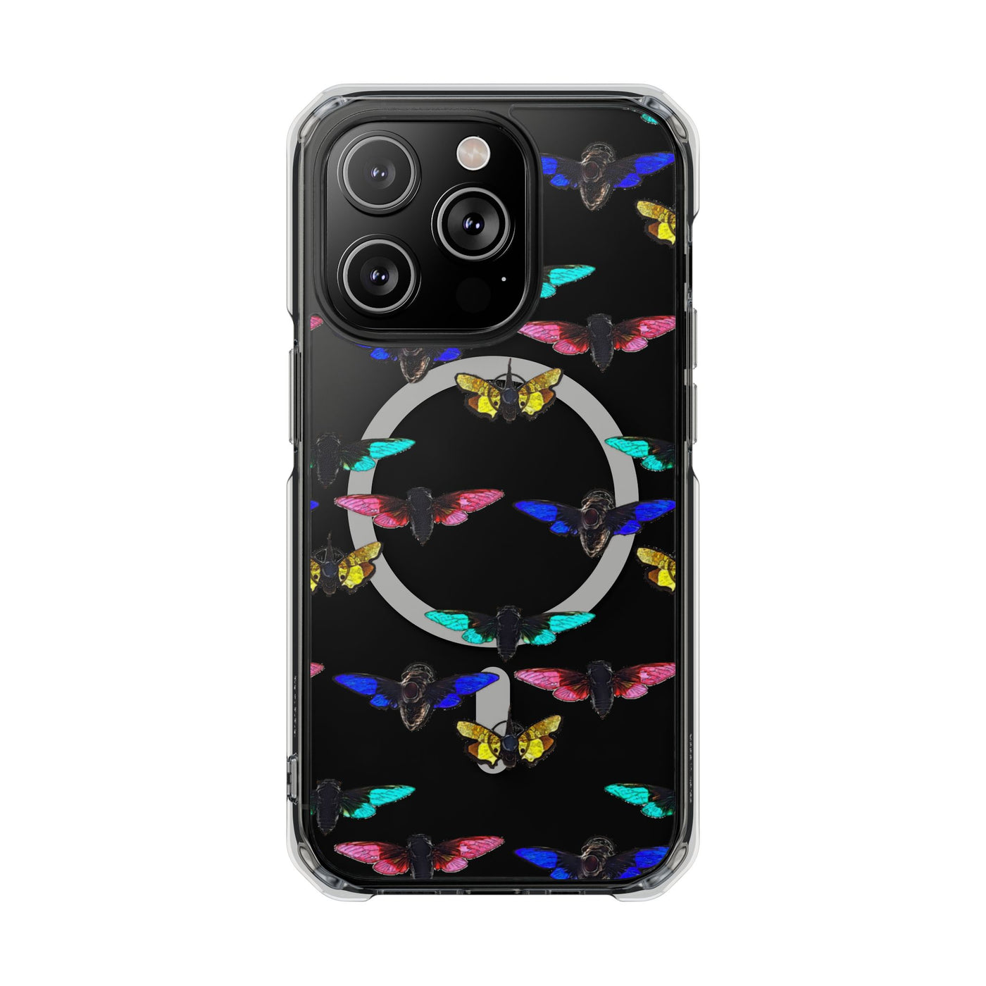 Phone Case: Magnetic Glow Moth Clear Impact Iphone Case