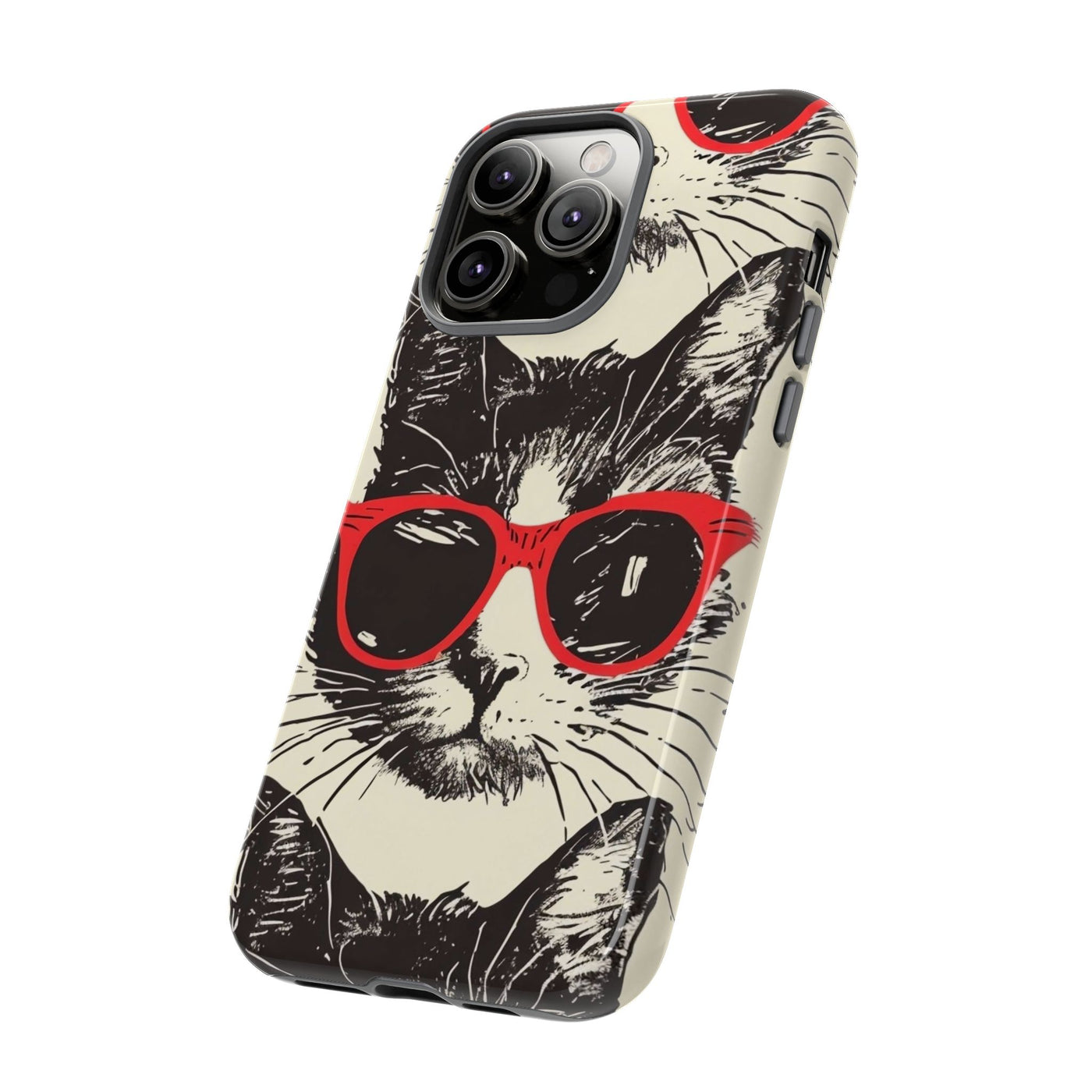 Phone Case: Sassy Cat Phone Case, Cute Cat Lovers Gift, Pet Lover Accessory, Fun Cat Phone Cover, Stylish Gadget Protection