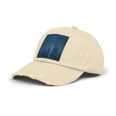 Cap: Night Sky Forest Design | Distressed