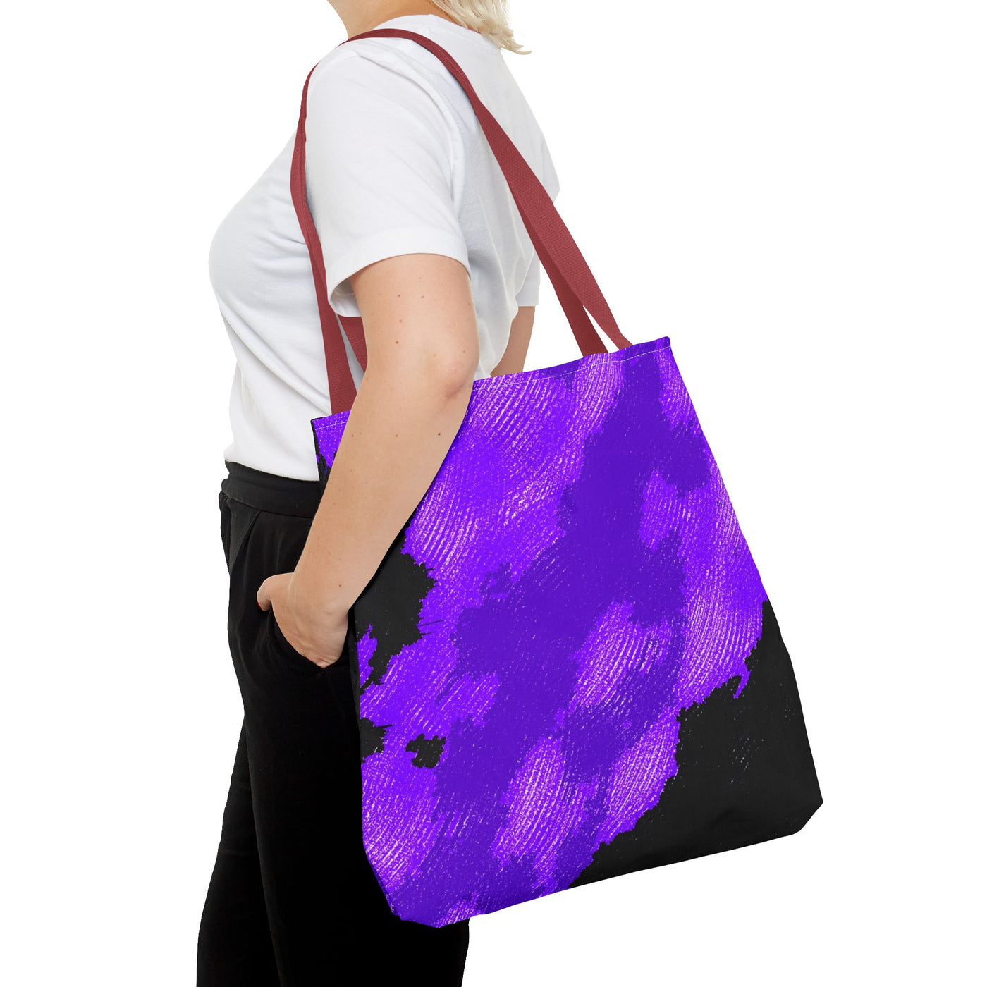 Tote Bag: Haze of Purple Design