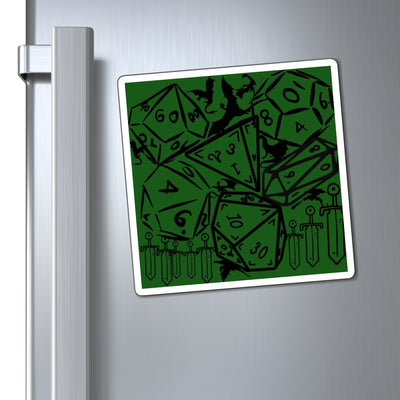 Magnets: Dungeons & Dragons Dice Design