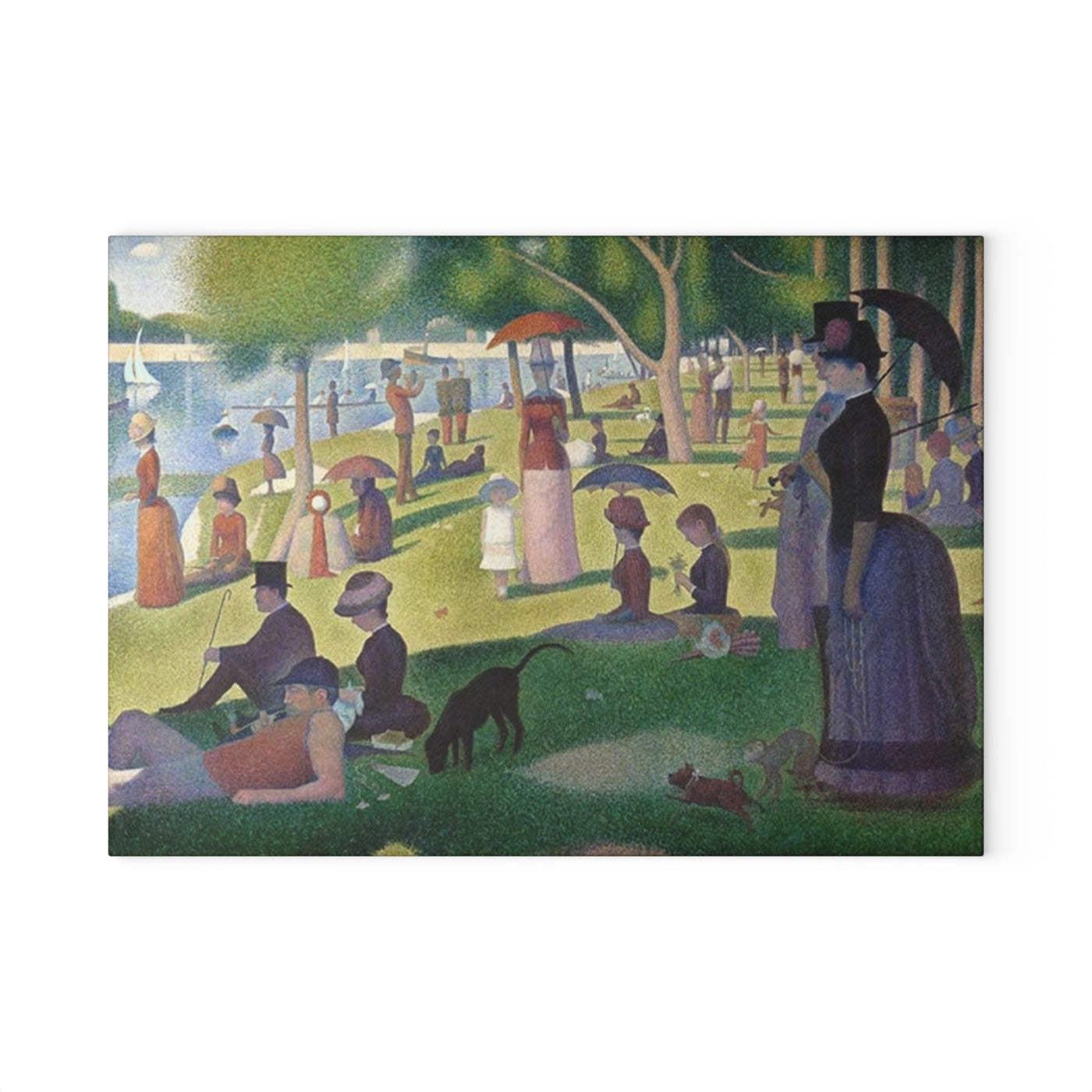 Glass Cutting Board: Sunday Afternoon Island Artist Board