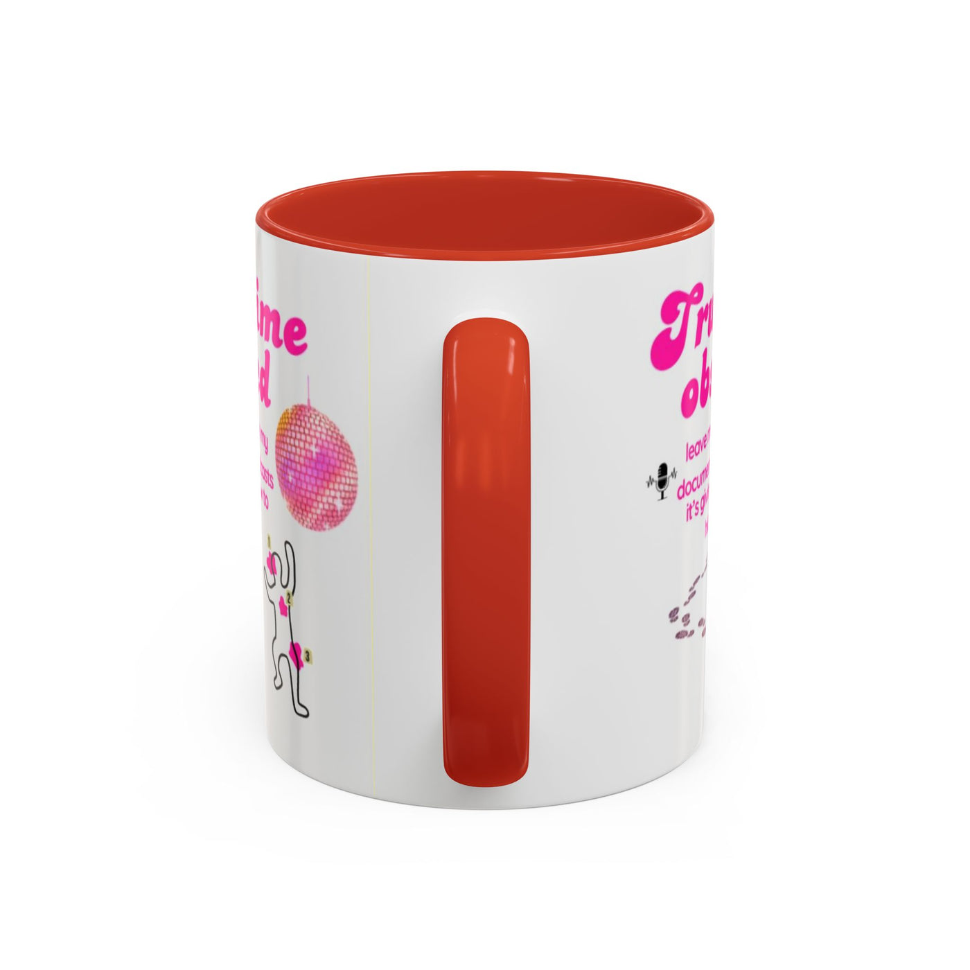 Mug: Pink Disco Ball True Crime