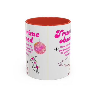 Mug: Pink Disco Ball True Crime