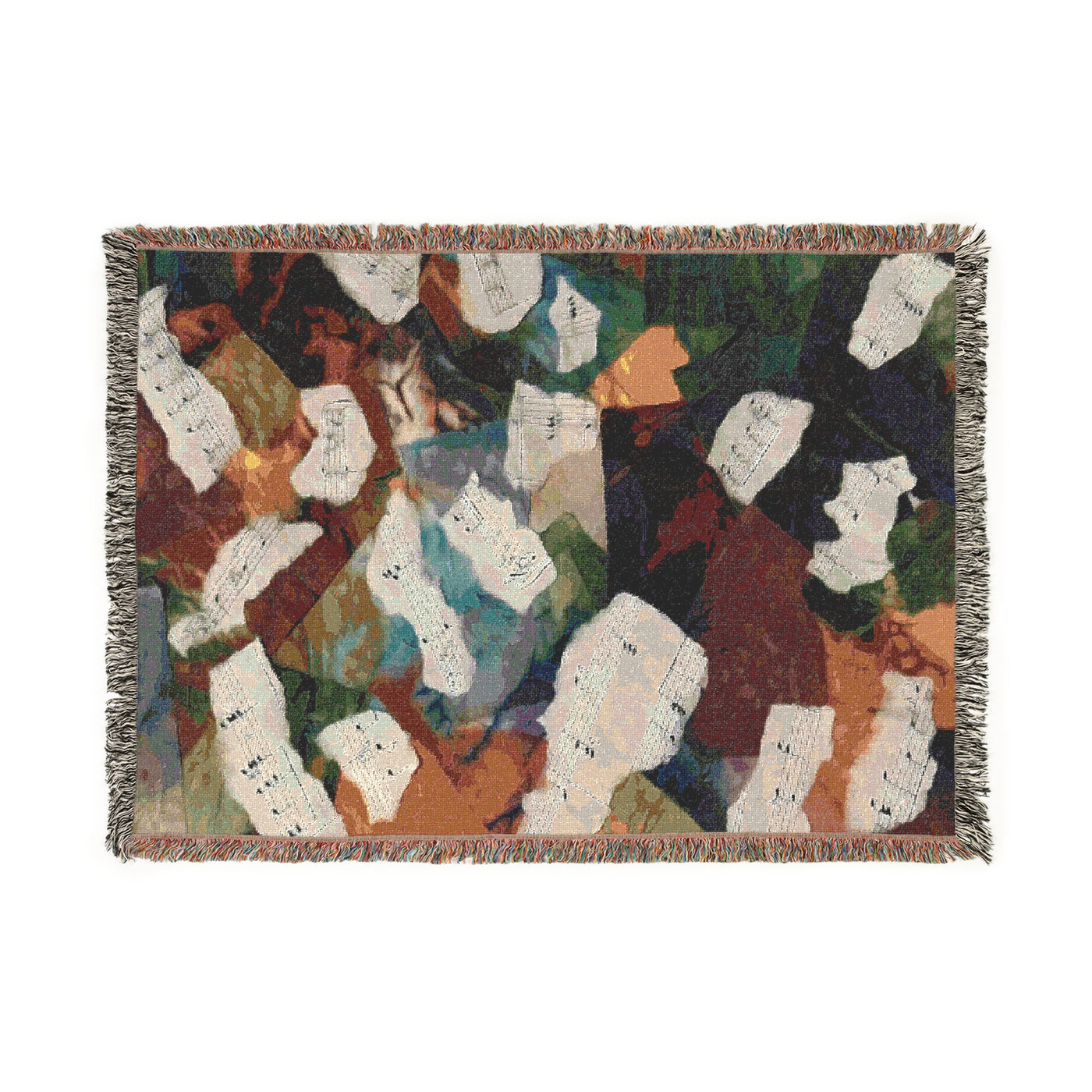 Blanket: Colors of Music Woven Blanket