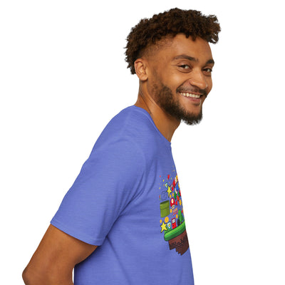 T-Shirt: Happy New Year Gamer Design | Retro