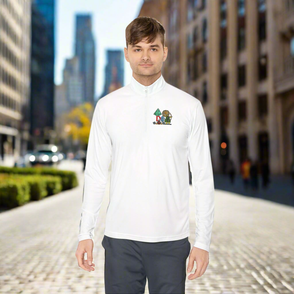 Quarter-Zip Pullover: Dungeons and Dragons Design