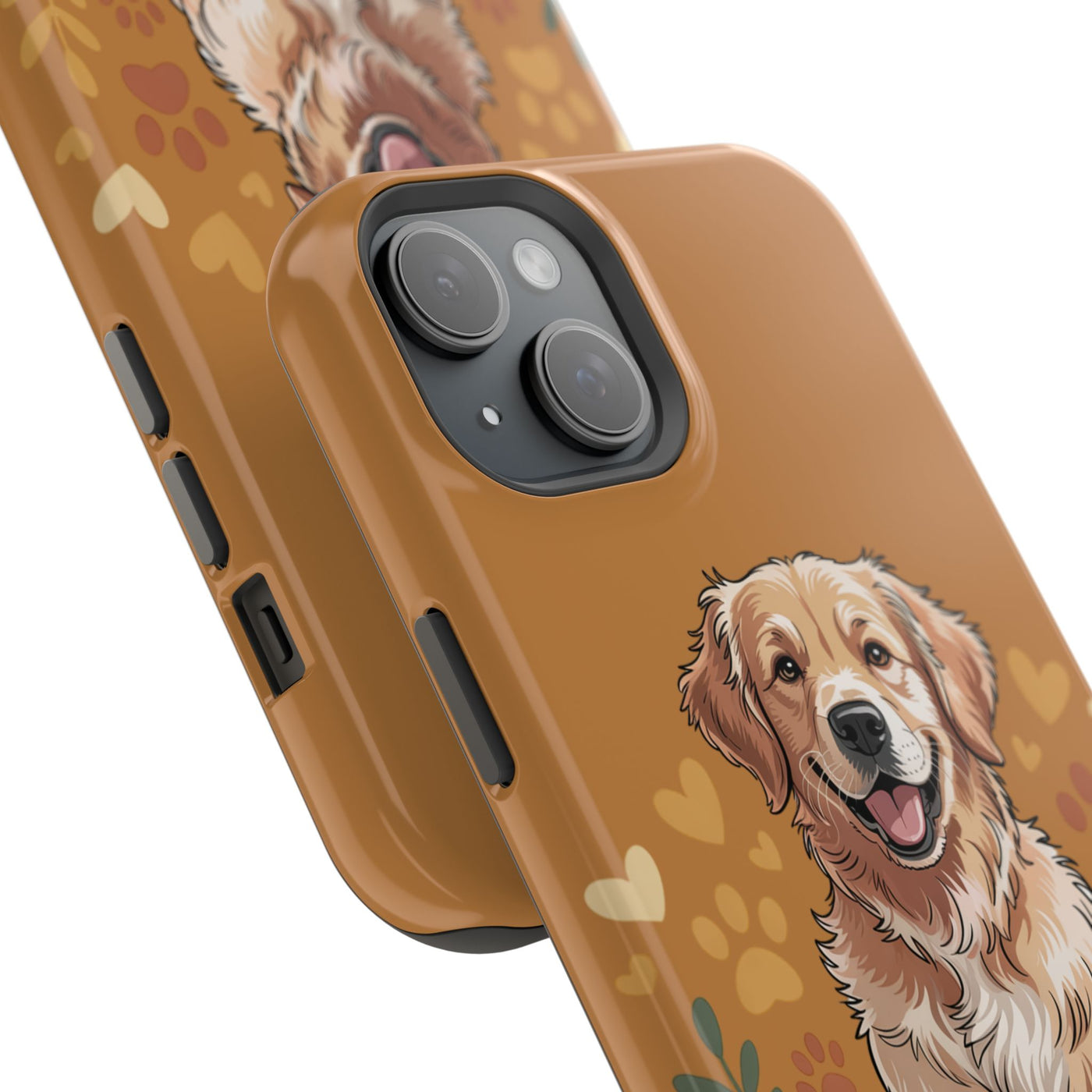 Dog Lover Magnetic Phone Case, Cute Pet Cases for iPhone, Dog-themed Phone Covers, Golden Retriever Case, Gifts for Dog Owners