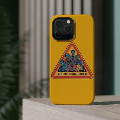 Phone Case: Zombie-Themed Tough Case for iPhone, Caution Digital Undead Phone Cover, Phone Accessory for Halloween, Unique Gift Idea, Trendy Phone [...]