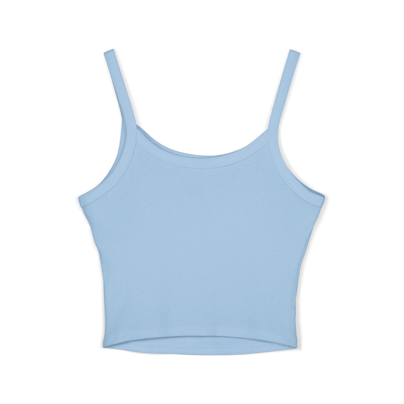 Spaghetti Strap Tank Top: Demon Dog with chainsaw | Cropped