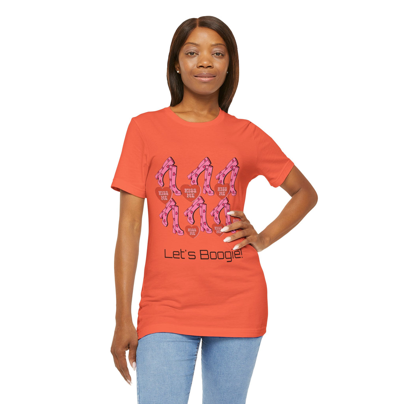 T-Shirt: Let's Boogie! | Jersey Fabric