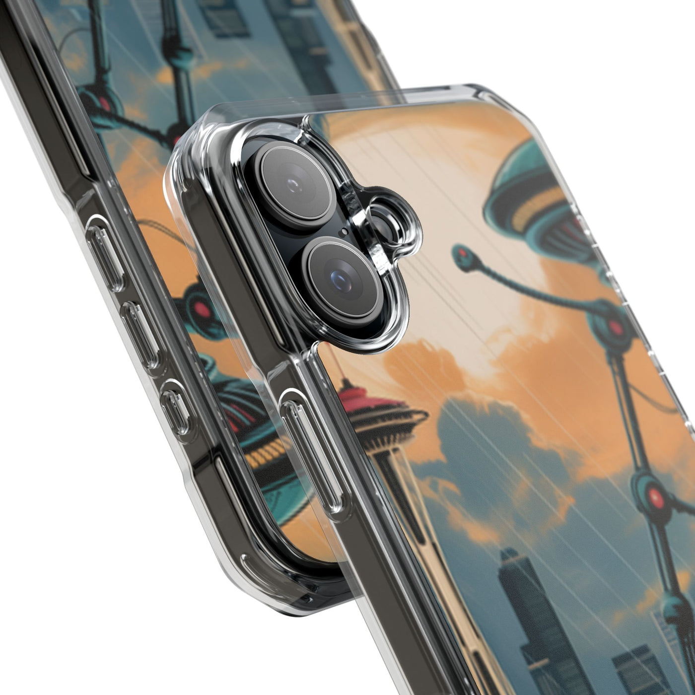 Phone Case: Futuristic Magnetic Phone Case | Unique Clear Impact Case, Modern Phone Accessories, Gift for Tech Lovers, Artistic Phone Cover, [...]