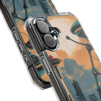 Phone Case: Futuristic Magnetic Phone Case | Unique Clear Impact Case, Modern Phone Accessories, Gift for Tech Lovers, Artistic Phone Cover, [...]