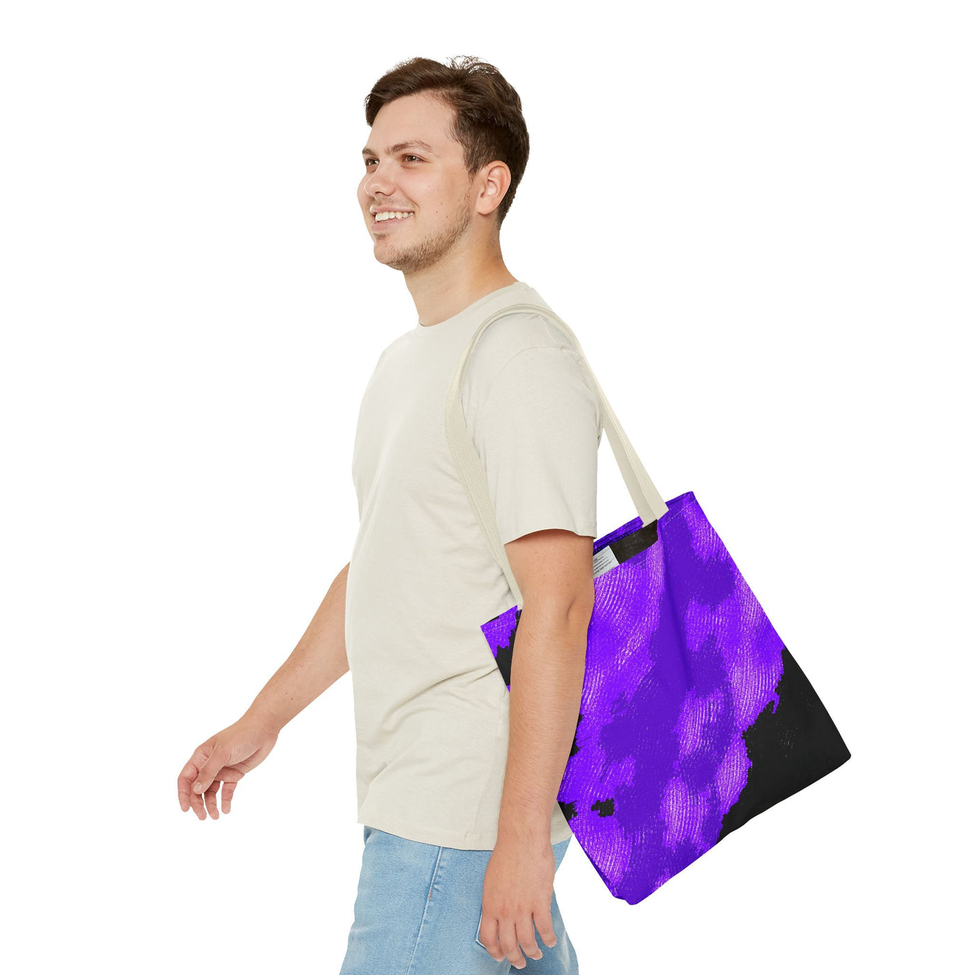 Tote Bag: Haze of Purple Design