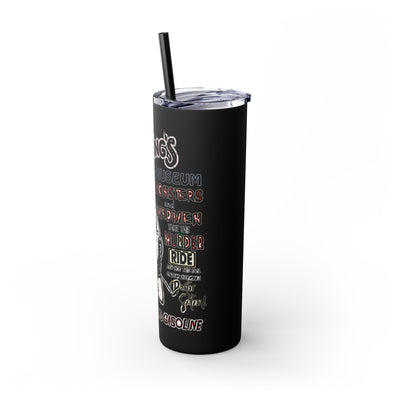 Tumbler: Mayhem and Monsters Skinny Tumbler | Personalized 20oz Insulated Drinkware | Great for Gifts, Parties, and Everyday Use