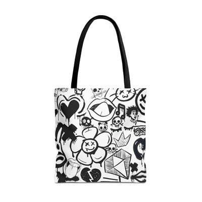 Tote Bag: Graffiti Retort | Inky Funk Design