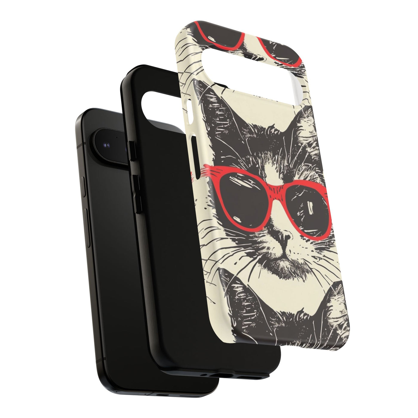 Phone Case: Sassy Cat Phone Case, Cute Cat Lovers Gift, Pet Lover Accessory, Fun Cat Phone Cover, Stylish Gadget Protection