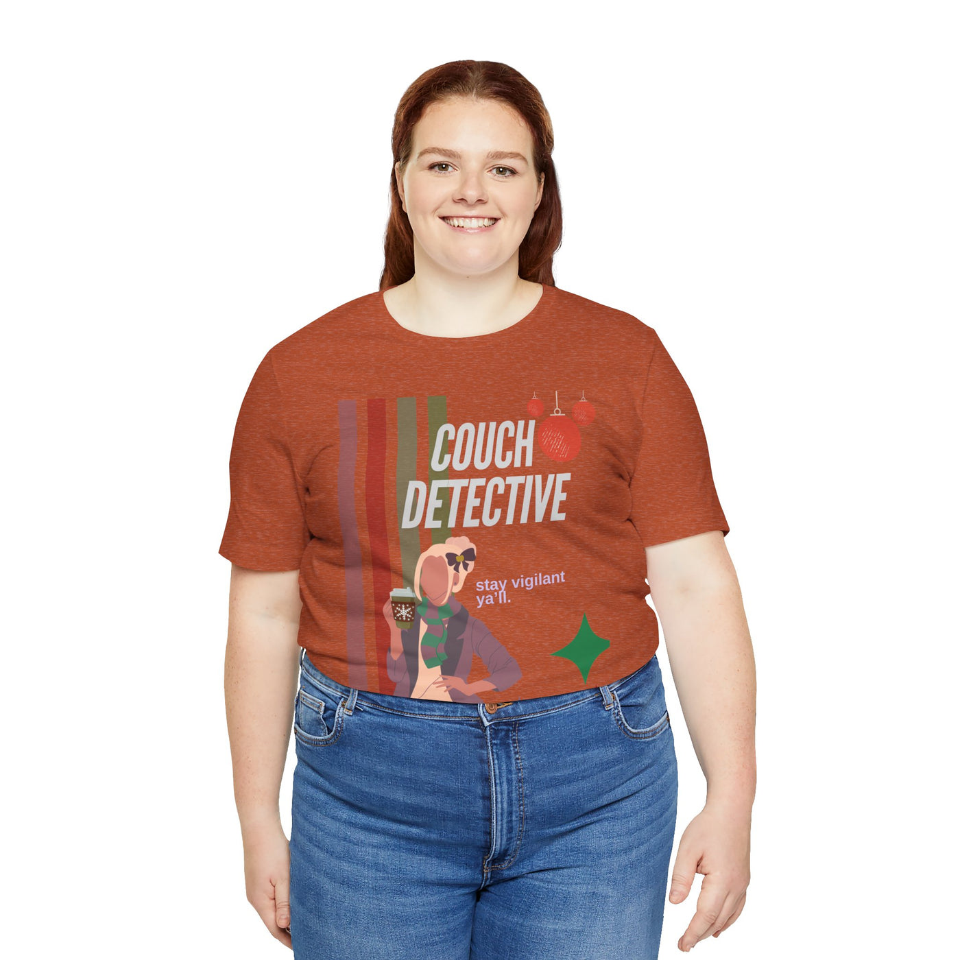 T-shirt: Couch Detective | Stay Vigilant | Holiday Edition