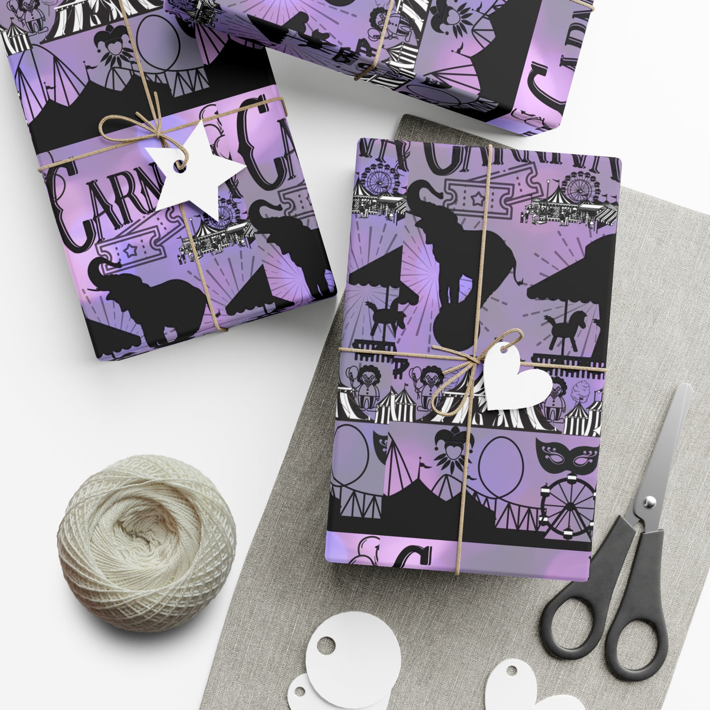 Wrapping Paper: Entertain Us at the Carnival