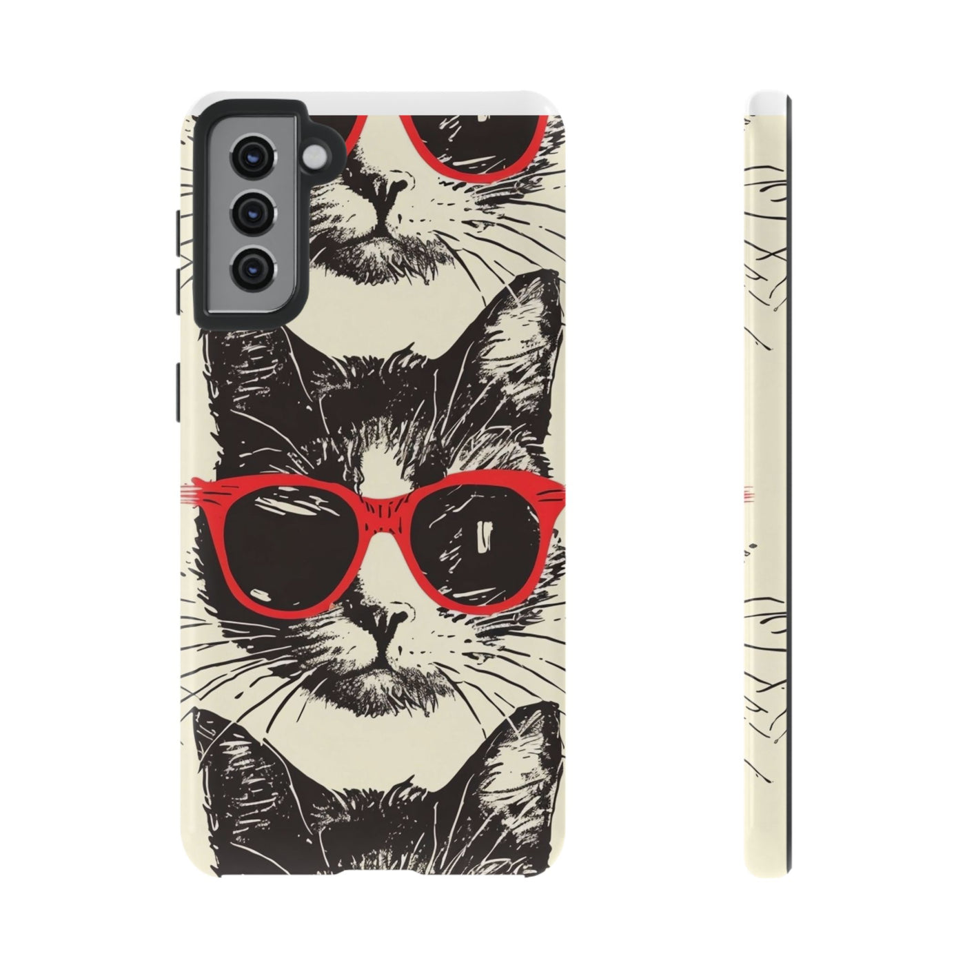 Phone Case: Sassy Cat Phone Case, Cute Cat Lovers Gift, Pet Lover Accessory, Fun Cat Phone Cover, Stylish Gadget Protection