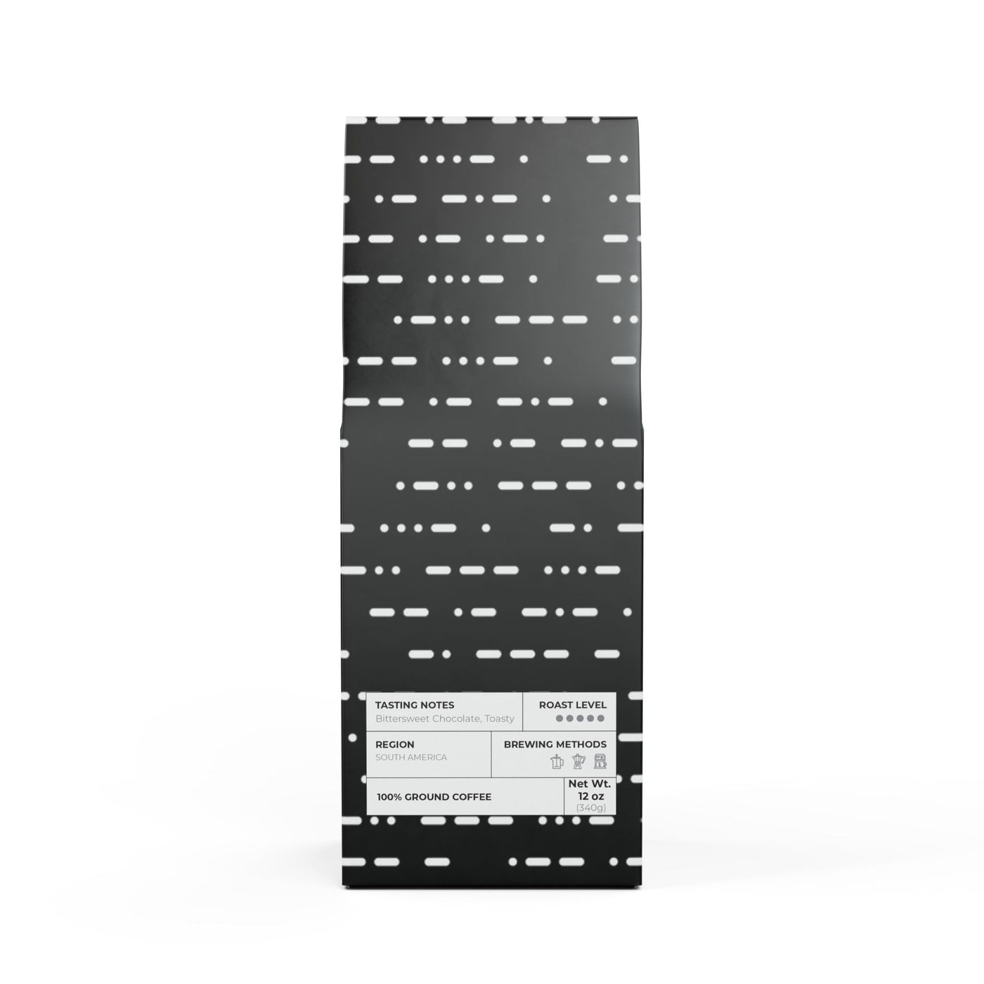 Coffee:  Make Your Own Code - Emergency Code - SOS Code Sample - Bitterroot Coffee Blend (Dark French Roast)