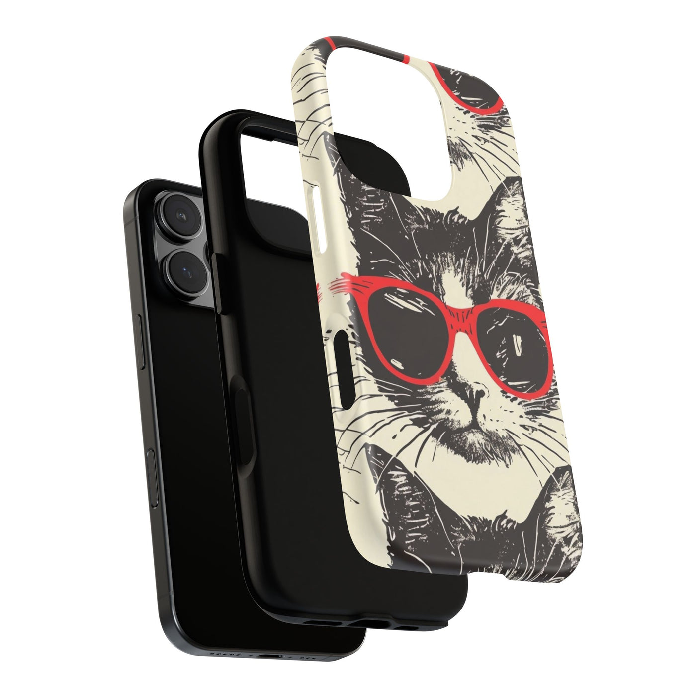 Phone Case: Sassy Cat Phone Case, Cute Cat Lovers Gift, Pet Lover Accessory, Fun Cat Phone Cover, Stylish Gadget Protection