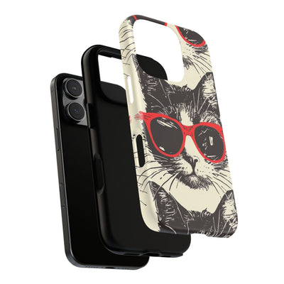 Phone Case: Sassy Cat Phone Case, Cute Cat Lovers Gift, Pet Lover Accessory, Fun Cat Phone Cover, Stylish Gadget Protection