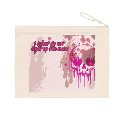 Pencil Case: Edgy Skull | 'I Do Not Light Up The Room'
