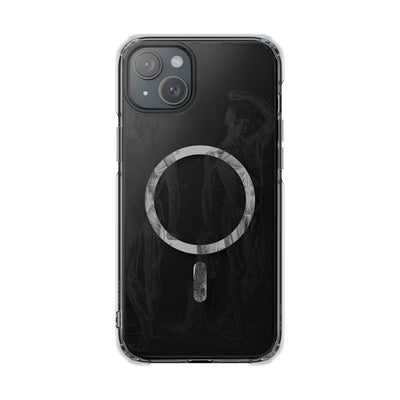 Phone Case:  Subtle Antique Skeletons Magnetic Clear Impact Case for iPhone