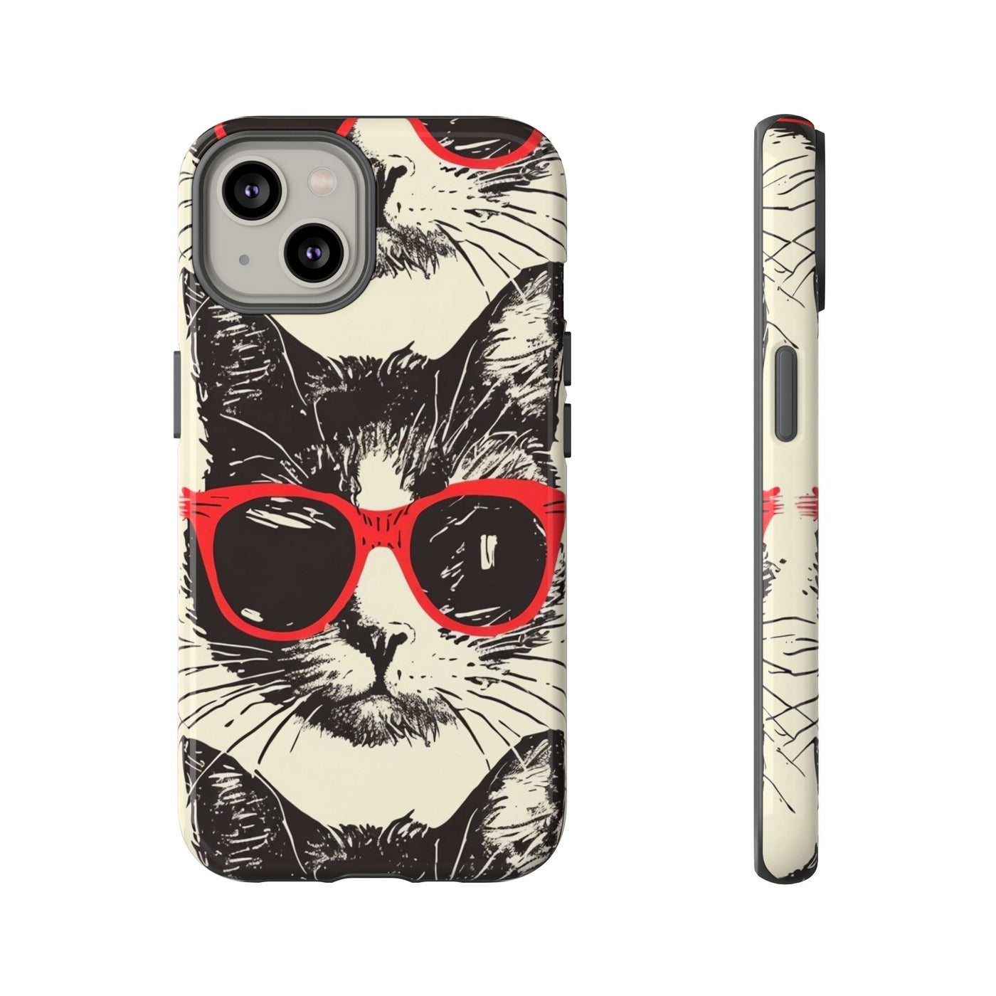 Phone Case: Sassy Cat Phone Case, Cute Cat Lovers Gift, Pet Lover Accessory, Fun Cat Phone Cover, Stylish Gadget Protection