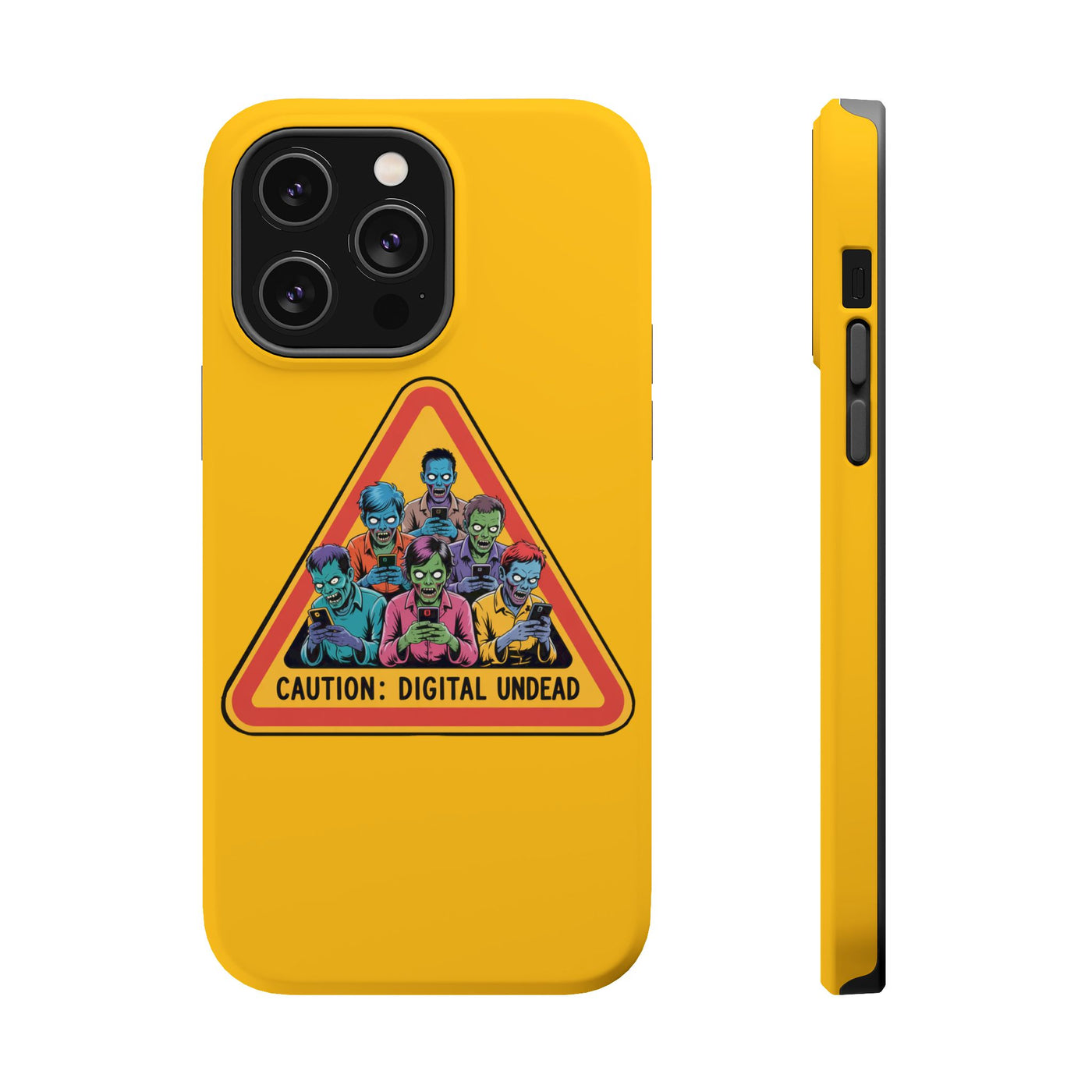 Phone Case: Zombie-Themed Tough Case for iPhone, Caution Digital Undead Phone Cover, Phone Accessory for Halloween, Unique Gift Idea, Trendy Phone [...]