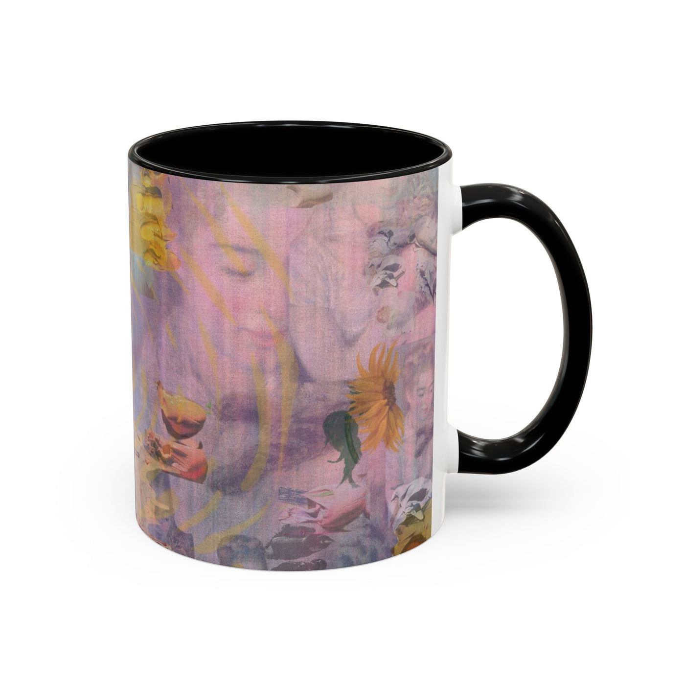 Mug: Fine Art Painterly mug | Blue and Yellow